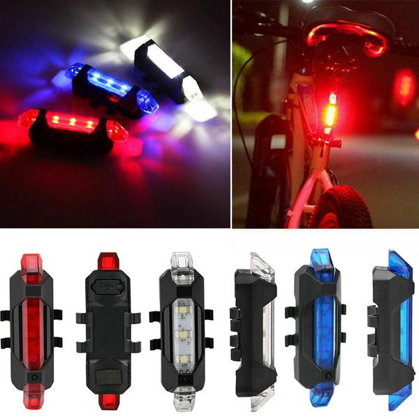 

rechargeable bike tail light cycling warning bicycle rear lamp xr- lights