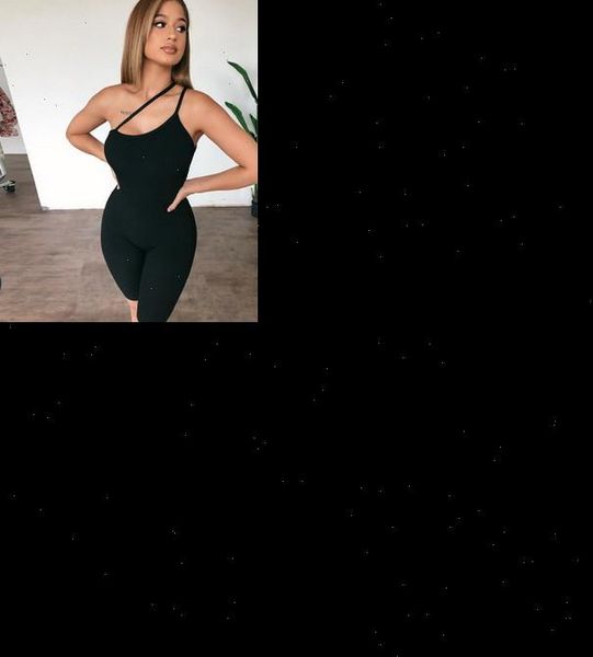 

women jumpsuit off shoulder single strap playsuit rompers one piece sleeveless black white bodycon summer clubwear