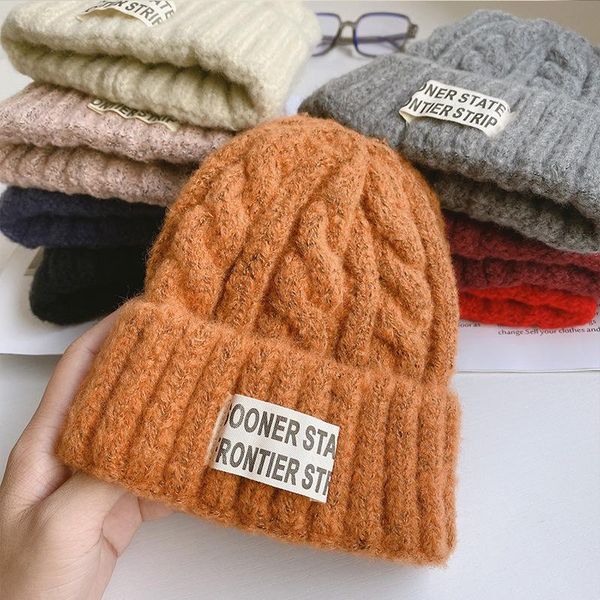 

hair clips & barrettes baby hat scarf autumn and winter children boys girls warm knit wool solid color, Golden;silver