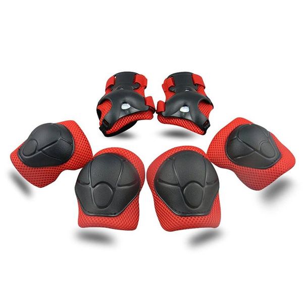 

elbow & knee pads pads, wrist guards protective gear set for skateboard,biking, riding, cycling and multi sports, scooter, bicycle, Black;gray