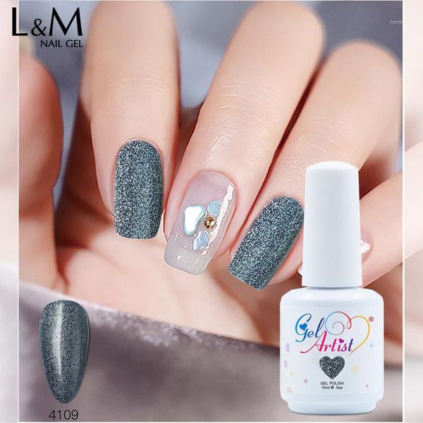 

3pcs/lot arrival earth glitter gel color series nails polish gelartist 15ml bottle uv/led soak off matte effect 2 steps gel1, Red;pink
