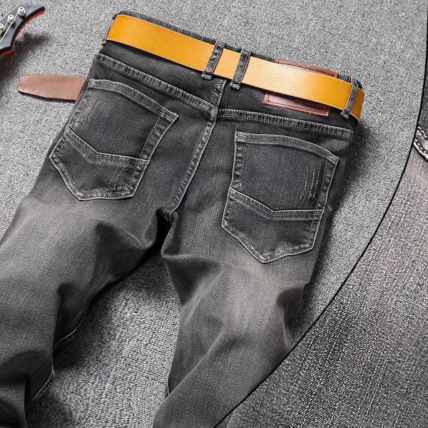 

arrivals men's fashion jeans ripped straight denim pants trousers, Blue
