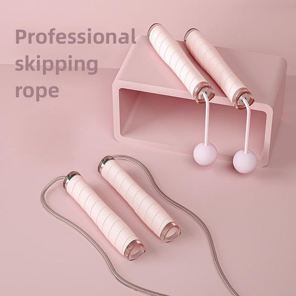

jump ropes cordless skipping rope professional with silicone handle weight loss exercise fat burning children indoor gym