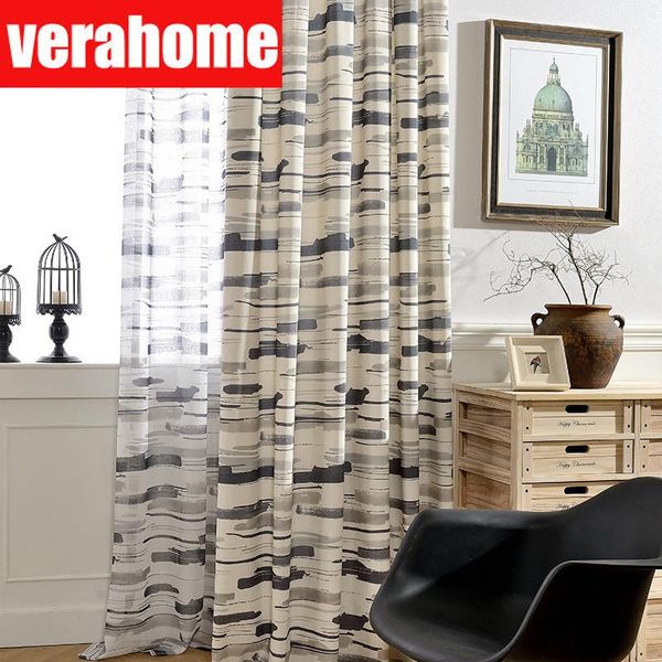

european artistry modern colorful grey polyester cotton sheer tulle curtains for living room bedroom study kitchen windows curtain & drapes