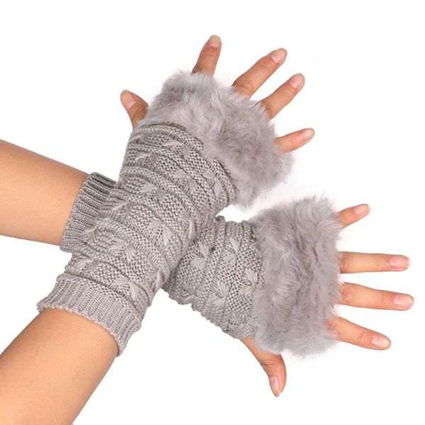 Fingerlose Handschuhe 2021 Ly Mode Lässig Schmetterling Gestrickte Arm Winter Weiche Warme Handschuh Kostenloser # D