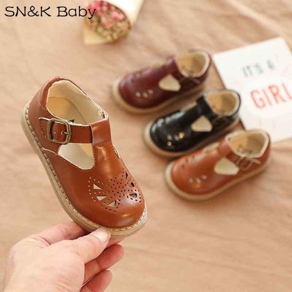 

athletic & outdoor 2021 children toddler baby little girl boy summer hollow leather shoes casual 1 2 3 4 5 6 7 years old, Black