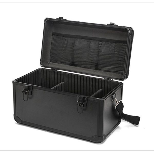 

tool organizers large and high grade thickened aluminum alloy box hardening waterproof with storage partition case