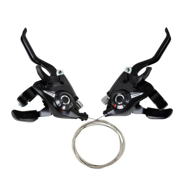 

bike derailleurs mountain shifter ef51-7 /ef51-8 mtb brake lever set aluminum alloy 3x7/3x8 speed accessories