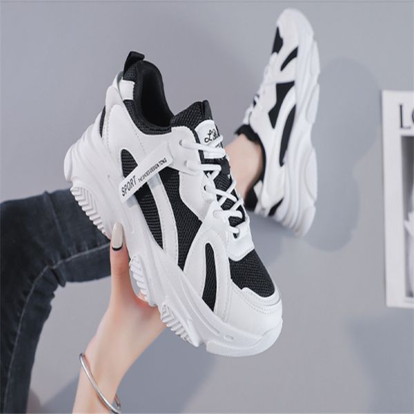 

fashion breathable women's shoes ins wild casual style thick-soled sports shoe trendy designer sneakers triple-s clear sole dadshoes me