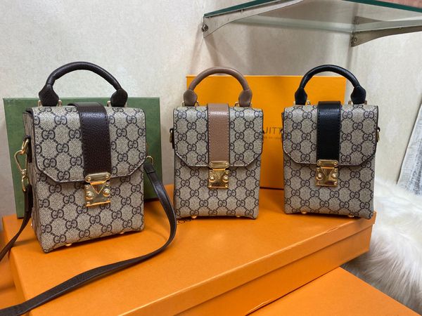 

luxury designer bags handbag women brand letters g logo totes purse crossbody shoulder bag synthetic leather square hard flap hasp classic s