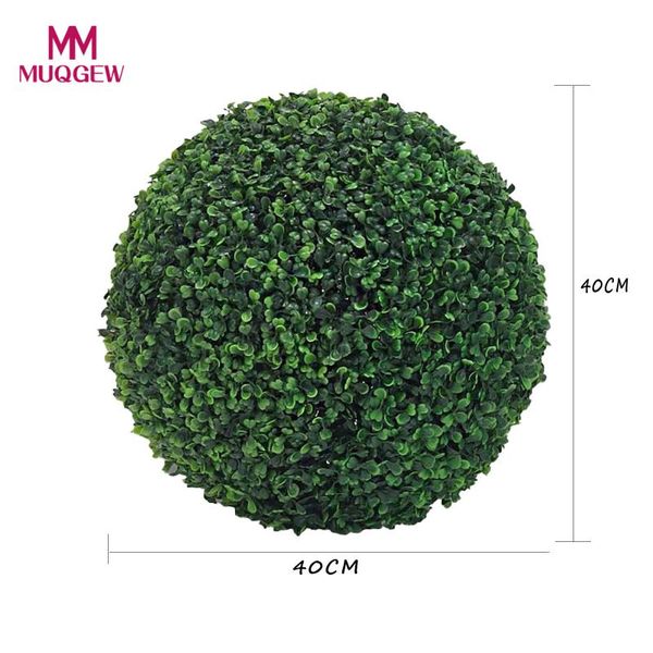 

decorative flowers & wreaths green plastic plant ball decoration home outdoor wedding party plants grass accessories bonsai
