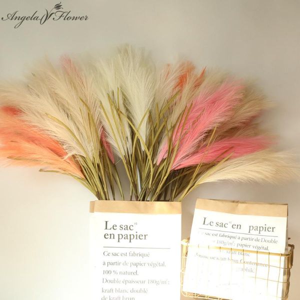 

decorative flowers & wreaths 1m ins artificial flower wedding home decor pe large reed grass potted party office table christmas wall decora