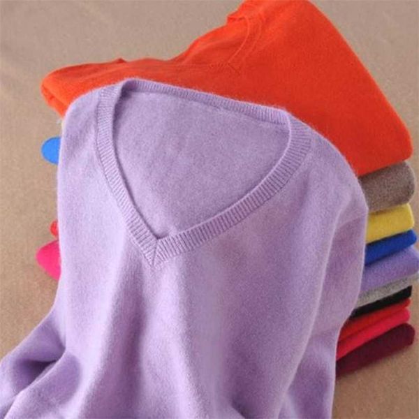 

cashmere sweater spring autumn v-neck knitted winter sweater women sweaters and pullovers pull femme hiver jumper pullover 211123, White;black