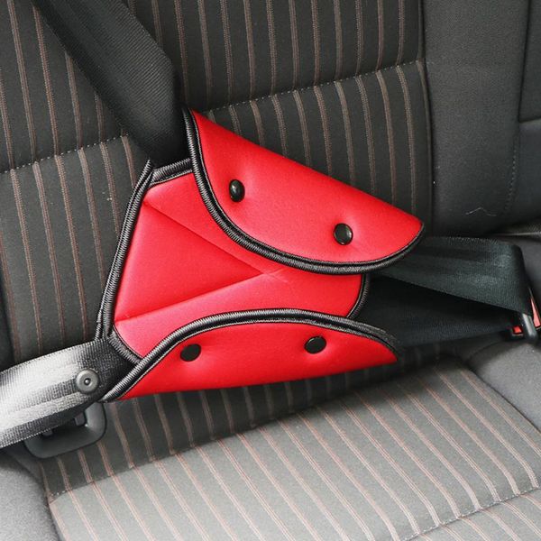 

safety belts & accessories car safe fit seat belt sturdy adjuster adjust device triangle baby child protection protector