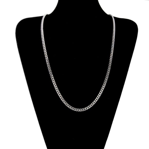 

hop men women 18k plated hip copper cuba 3mm 5mm gold silver cuban chain necklace fashion jewelry whosales