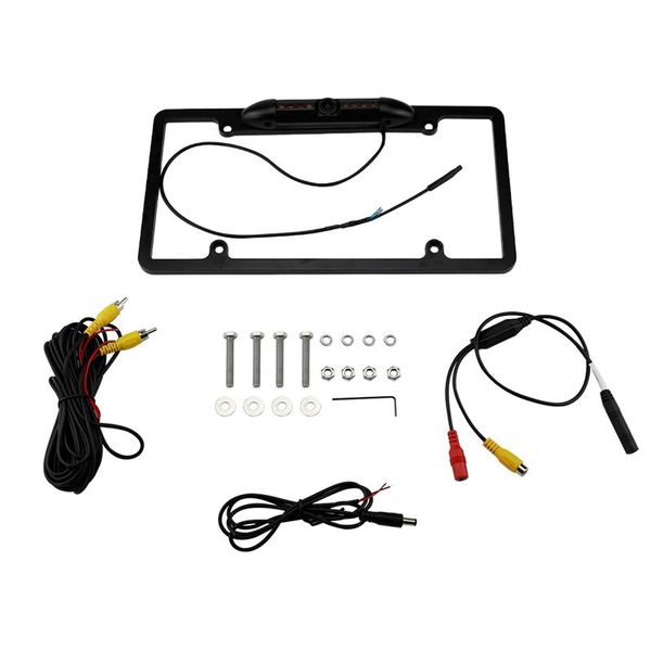 

car rear view camera for usa license plate backup with ir led cameras& parking sensors