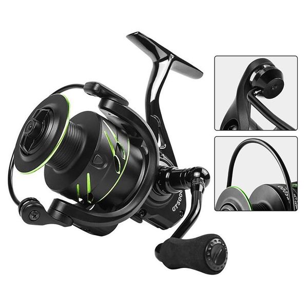 

all metal fishing reel 5.0:1 max drag 10kg series spinning for bass saltwater carp baitcasting reels