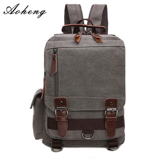 

backpack nieuwe vintage rugzak mode canvas reizen schooltassen laprugzakken mannen