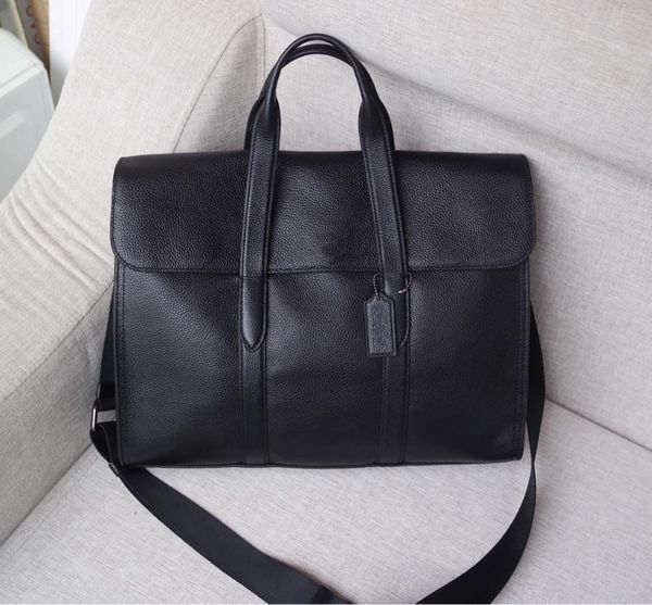 

men's business office briefcase leather handbag computer notebook male large casual black shoulder bag briefcases