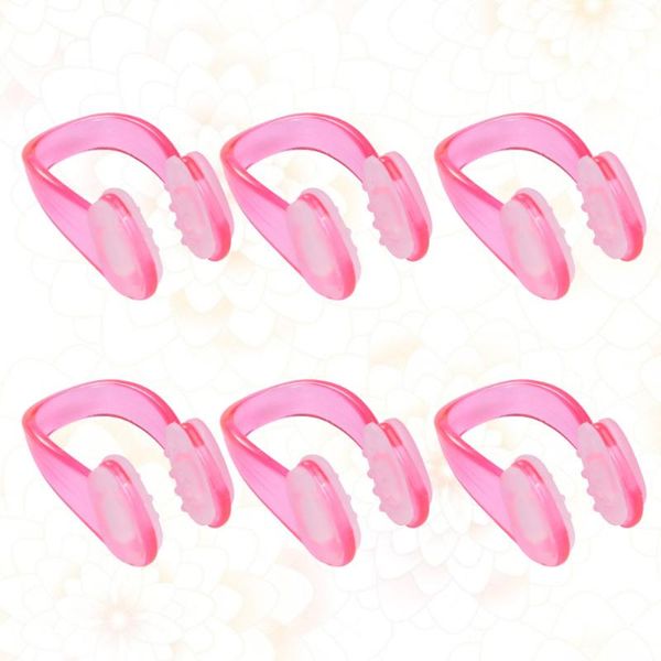 

pcs adults swimming nose clip protection silicone pool accessories for diving (pink)