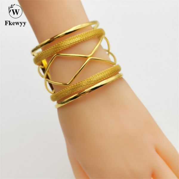 

bangle fkewyy fashion luxury bracelets women gold plated jewelry accessories geometry bangles with designer charms jewellery, Black