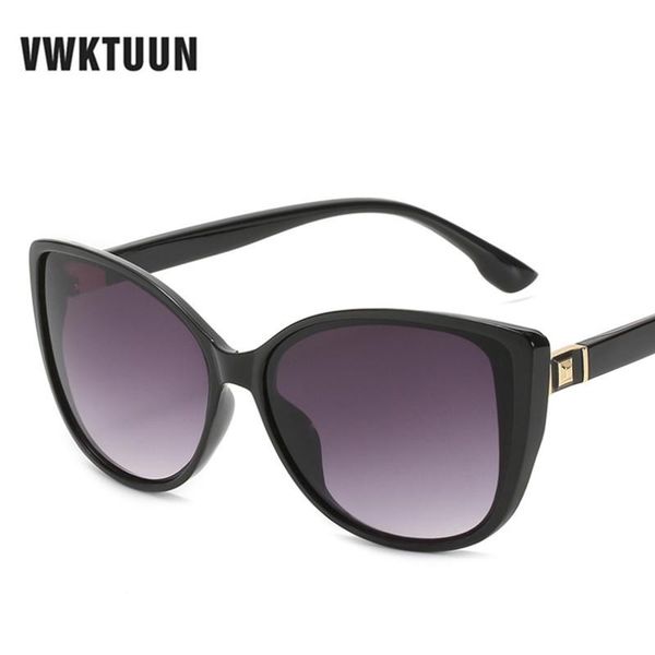 

sunglasses vwktuun oversized women uv400 driving driver shades cat eye glasses colorful lens sun for eyewear, White;black