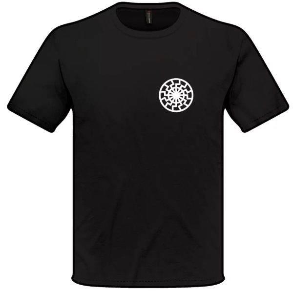 

black sun camiseta s-xxl hombre mujer ocultismo sÃ­mbolo sigilo, White;black