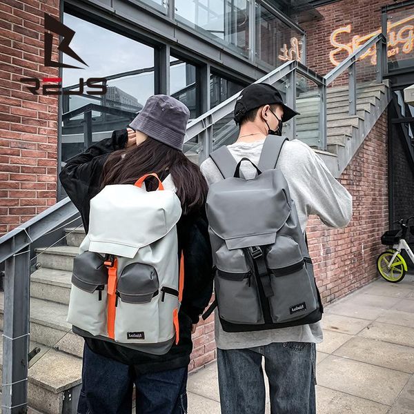 

backpack rejs langt large capacity oxford for lap15.6 inch multi-pocket design bags outdoor waterproof lightweight mochila