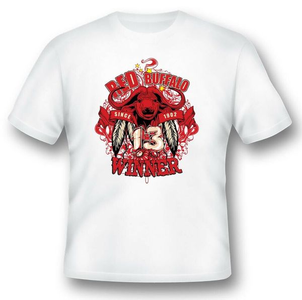 

red buffalo winner 328 black or white tee, White;black