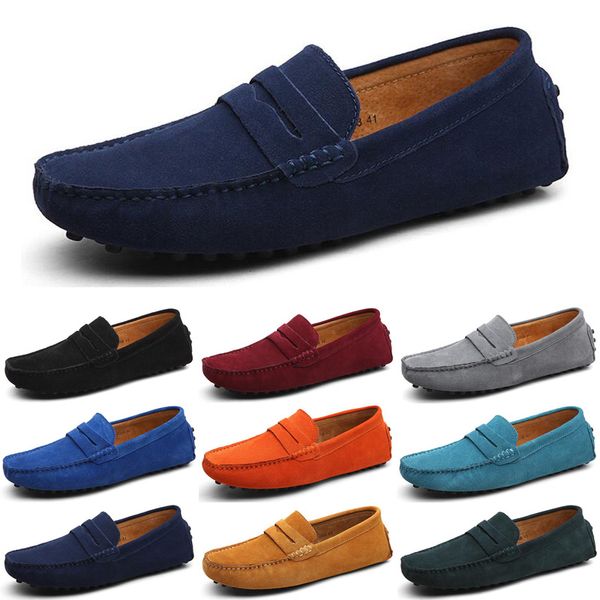 

black men loafers green shoes casual outdoor flat slip on fashion mens trainers sneakers size 40-45 color10113 fashi s
