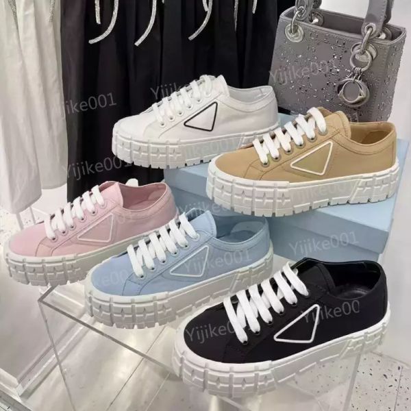 

women shoes platform shoes 2022 designer platform shoes women classic low-100% with original box thick soles sneakers luxury black white col