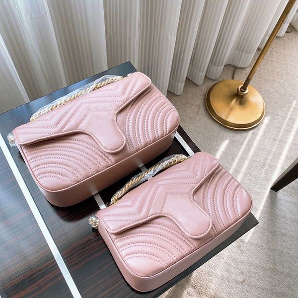 

newset women lady messenger bags love heart v wave pattern satchel genuine leather shoulder bag chain handbags crossbody tote bags wallet