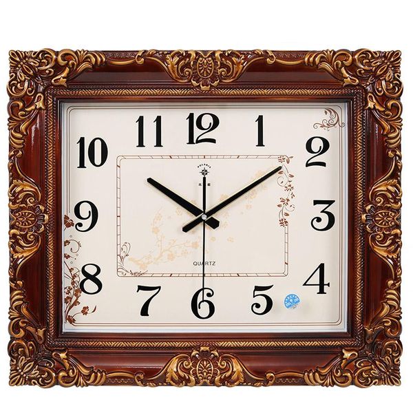 

wall clocks large modern silent clock nordic living room stylish creative square bedroom duvar saati vintage home mm60wc
