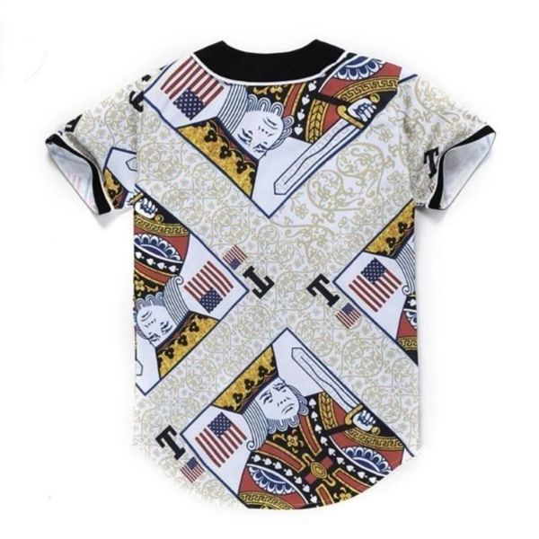 

baseball jersey men stripe short sleeve street shirts black white sport shirt uag908, Blue;black