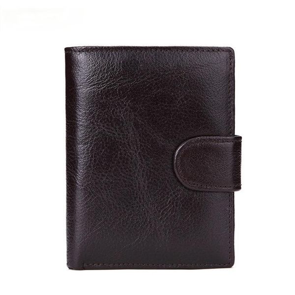 

wallets men's wallet multi card leisure retro leather large capacity change purse, Red;black