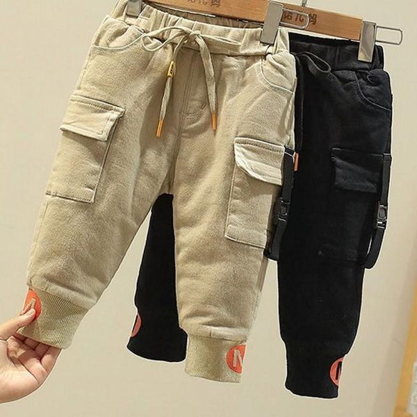 

trousers winter pants boy baby fleece kids children autumn 2021pt011, Blue