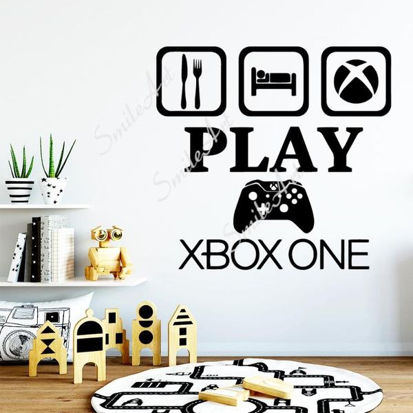

wall stickers creative gamepad combination home decor modern acrylic decoration living room bedroom removable mural decal