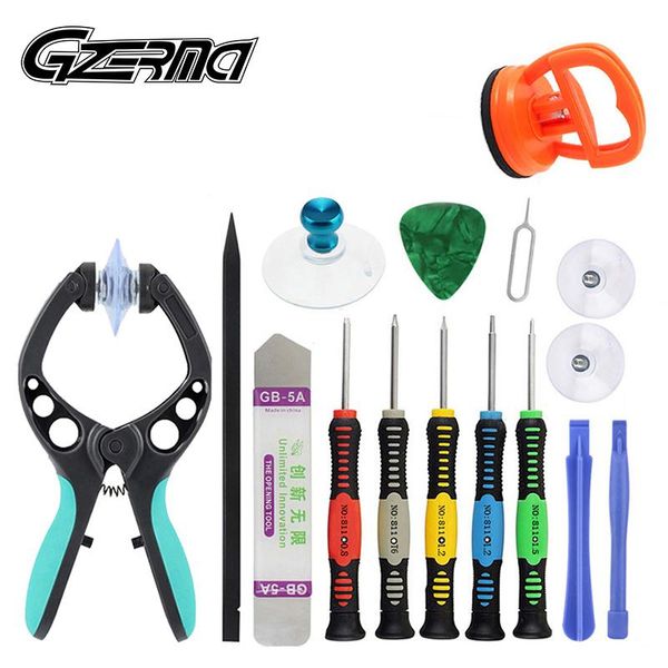 

in 1 professional mobile phone repair tool sets screwdriver lcd screen opening plier suction cup for s9 cell repairing tools