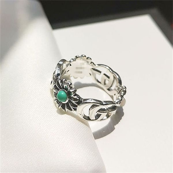 

87% off wholesale shop small daisy ring female turquoise trend ins couple, Silver
