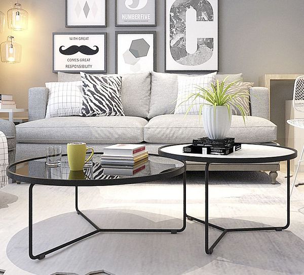 

fashionable living room furniture northern europe design marble coffee-table a040