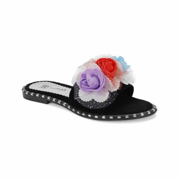 

slippers flo saka85z black female butigo