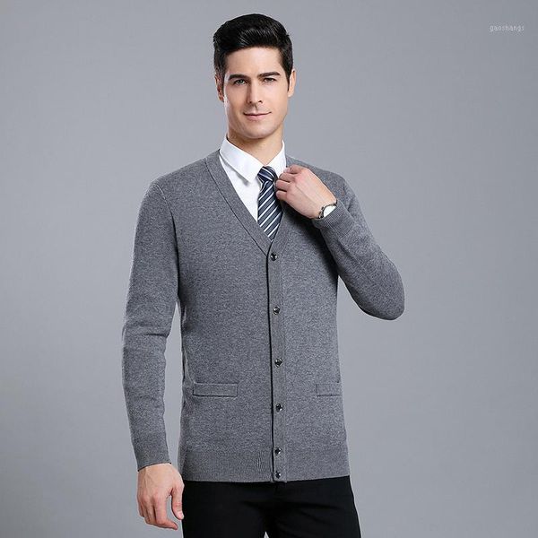 

men's sweaters macrosea solid wool sweatercoat cardigan autumn&winter male color thick smart casual 90811, White;black