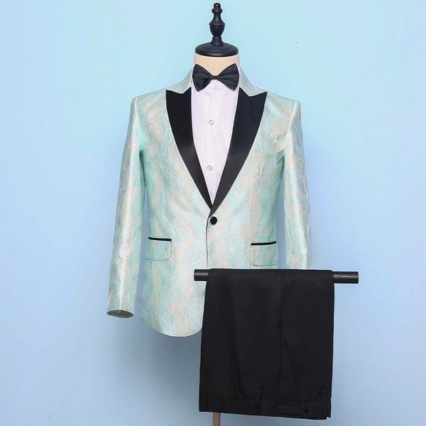 

men's suits & blazers suit 2021 spring and summer korean slim wedding dress for chorus performance, White;black