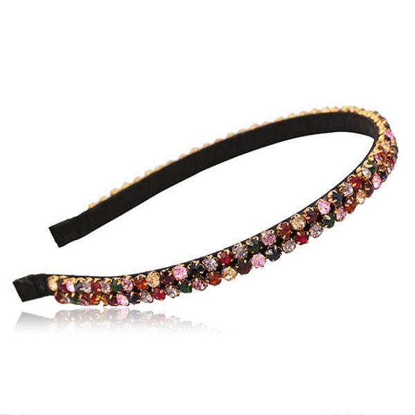

hair clips & barrettes handmade accessories korean fashion rhinestone champagne crystal hairband diamante gem bridal headband for women girl, Golden;silver