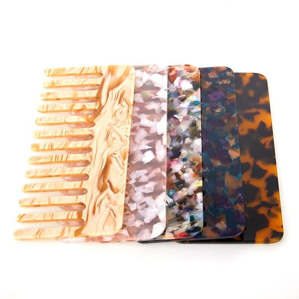 

hair brushes portable brush anti-static massage comb bristle women wide tooth salon hairdressing styling curly, Silver