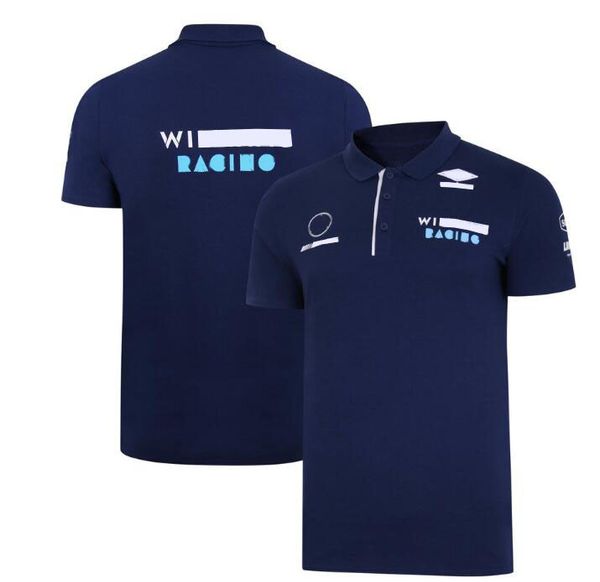 

f1 team racing polo shirt 2021 polyester quick-drying, fan lapel short sleeve, same style customization