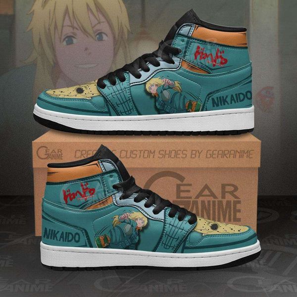

customization dorohedoro nikaido sneakers horror custom anime shoes