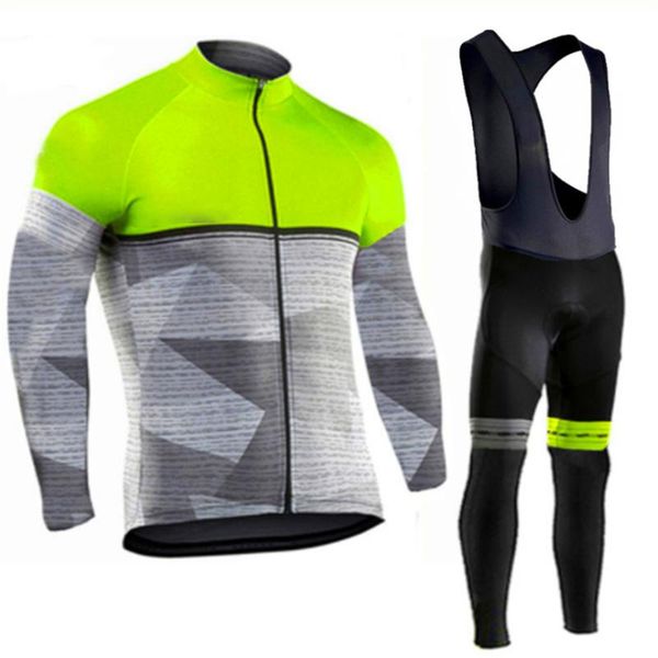 

racing sets 2021 spring men's breathable cycling clothes bib suit gel pad mountain bike suits outdoor, Black;blue