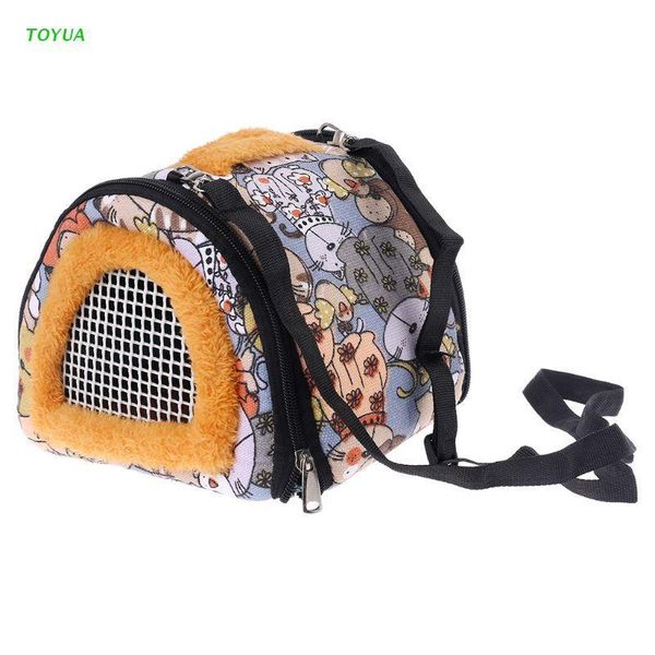 

bird cages 1xcc portable hamster carrier small pet travel pounch bag outdoor