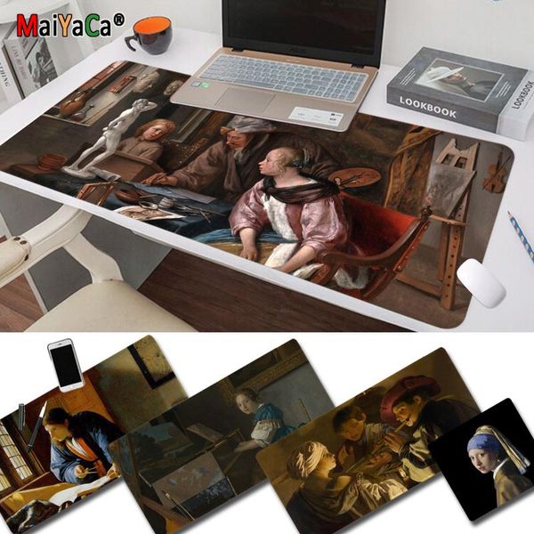 

mouse pads & wrist rests maiyaca vermeer art lapcomputer mousepad speed/control version large gaming pad